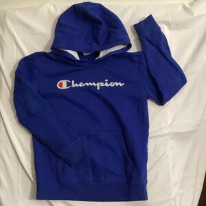 🏀 Champion Royal Blue Pullover Hoodie 🧩